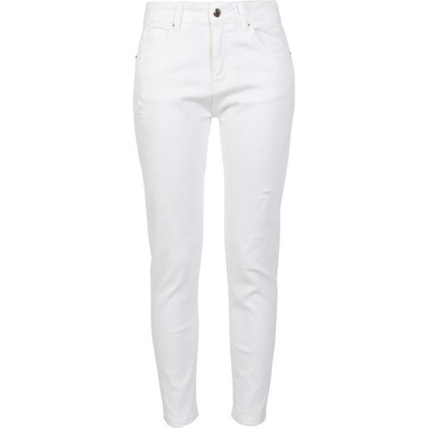jeans strappati Smagli bianco tinta unita