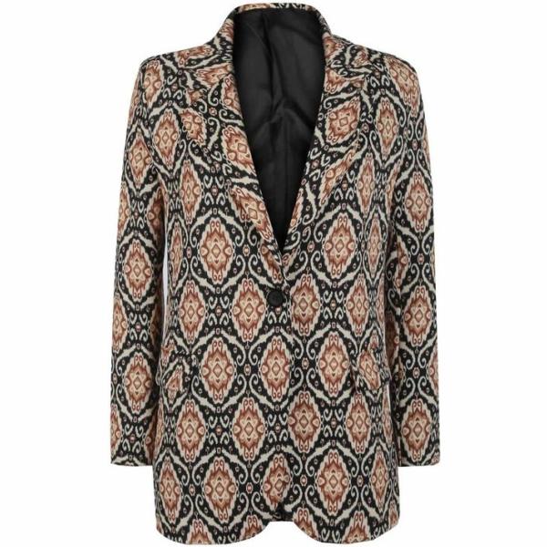 blazer Daystar grigio con stampe