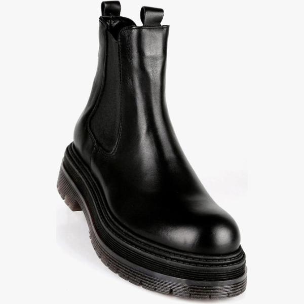 stivaletti Nerofumo nero tinta unita