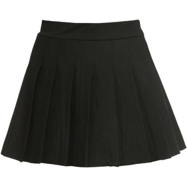 minigonne Solada nero tinta unita