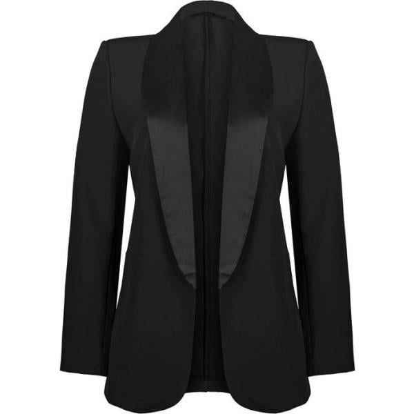 blazer Melitea nero tinta unita