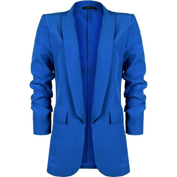 blazer Melitea blu tinta unita