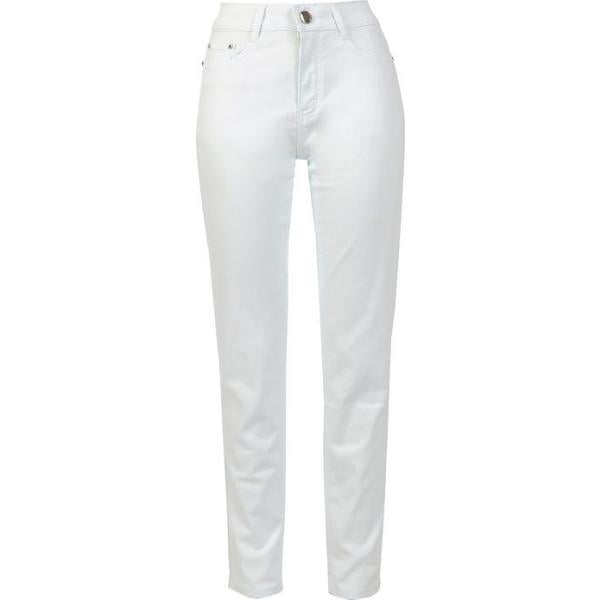 pantaloni Max & Liu bianco tinta unita