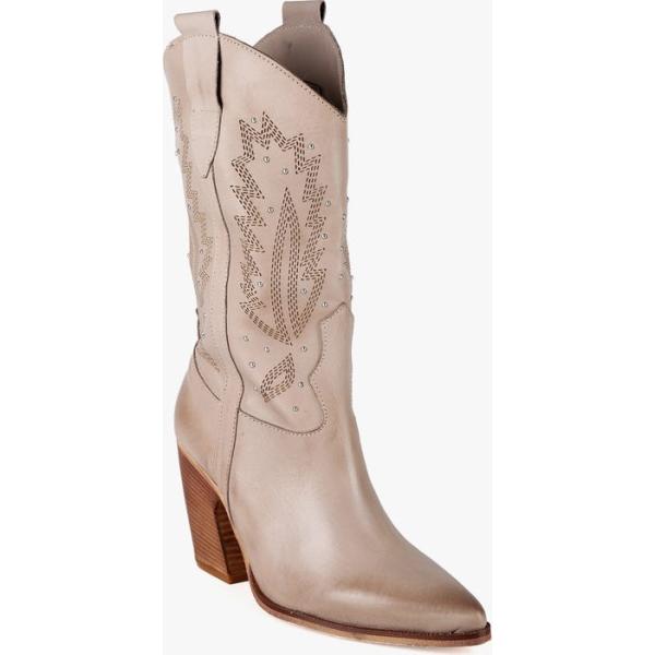 stivaletti texani Solada marrone tinta unita