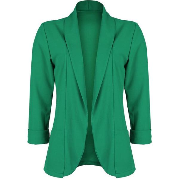 blazer Solada verde tinta unita