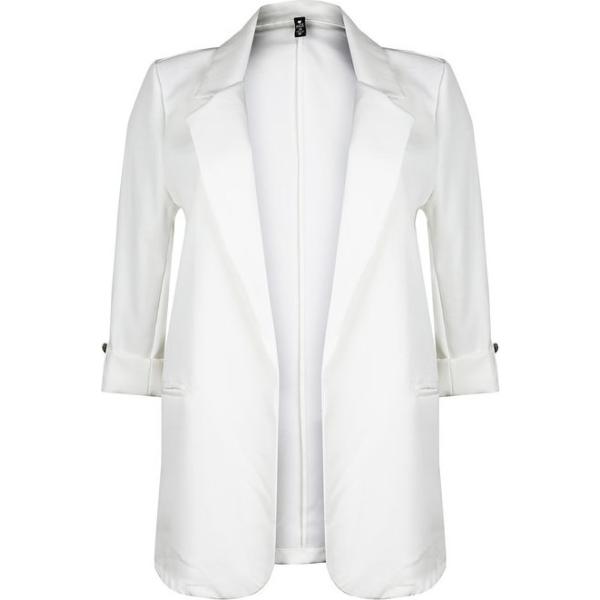 blazer Deva moda bianco tinta unita