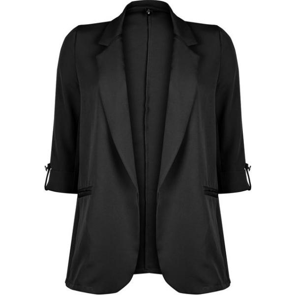 blazer Deva Moda nero tinta unita