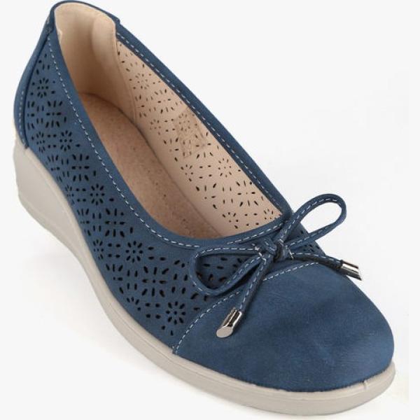 ballerine Moenia blu tinta unita