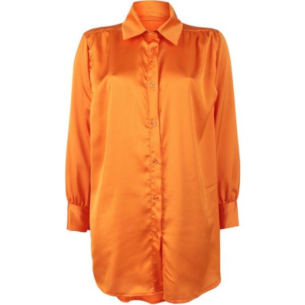 camicie Solada arancione tinta unita