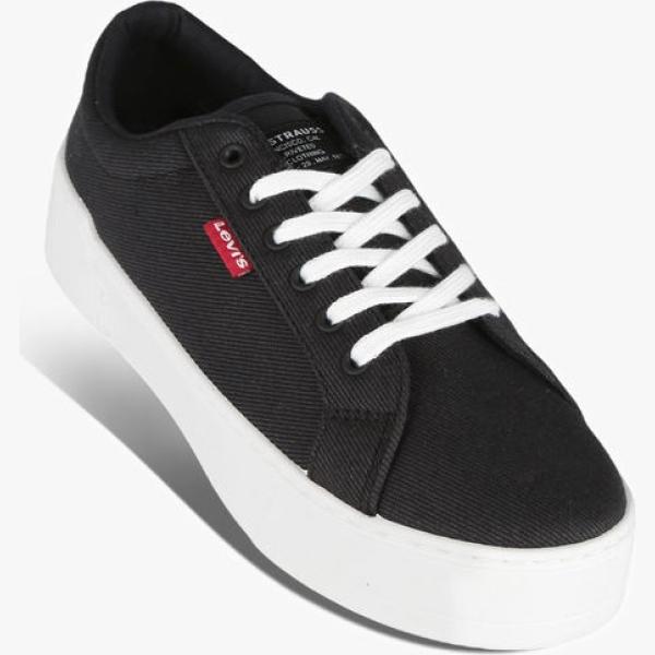sneakers Levis nero tinta unita