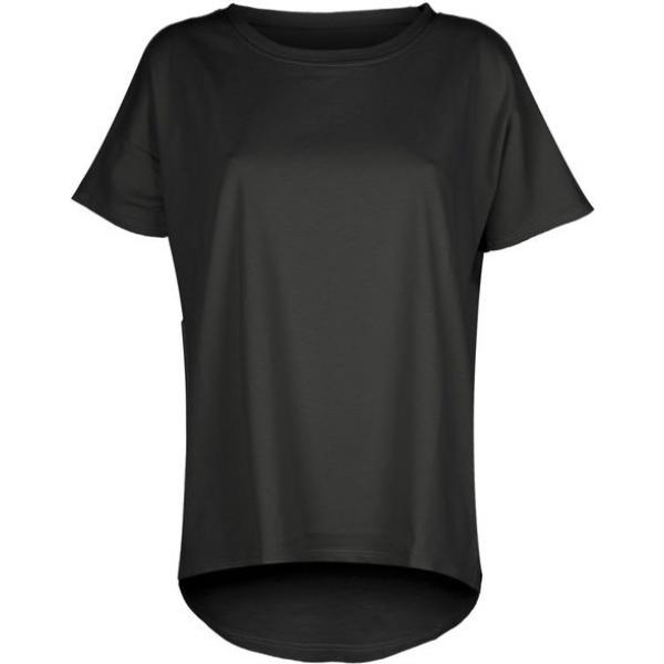 t-shirt Solada nero tinta unita