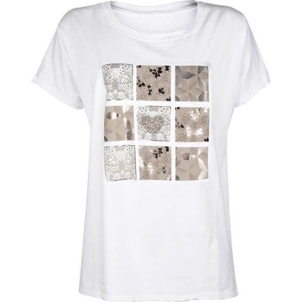 t-shirt Solada bianco con stampe