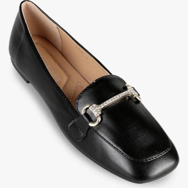 mocassini Diamantique nero tinta unita