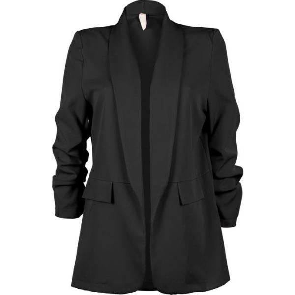 blazer Solada nero tinta unita
