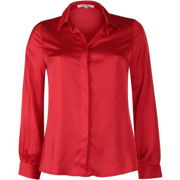 camicie Sweet Miss rosso tinta unita