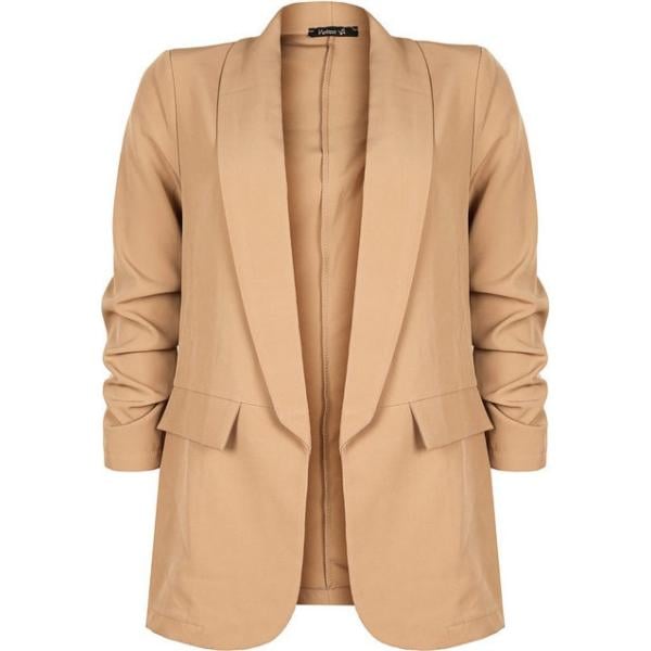 blazer Melitea marrone tinta unita
