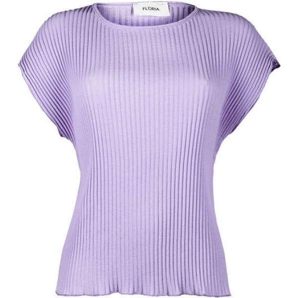 bluse Floria viola tinta unita