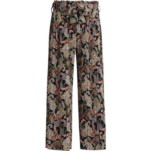 pantaloni Solada marrone con stampe