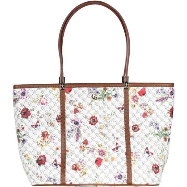 borse a spalla Gio&Co bianco con stampe