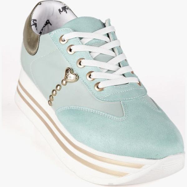 sneakers Braccialini grigio con stampe