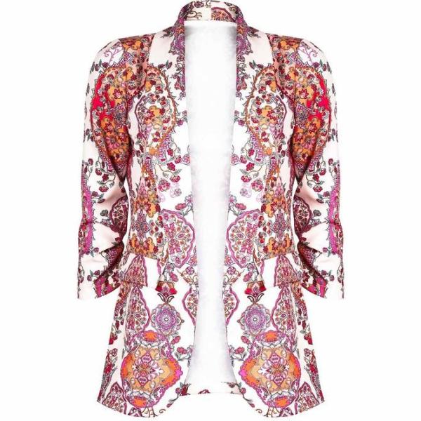 blazer Daystar bianco con stampe