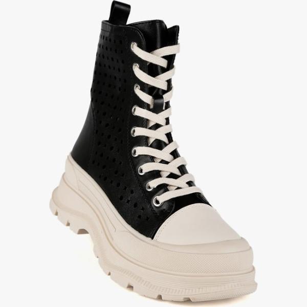 sneakers alte Dame Rose multicolore tinta unita