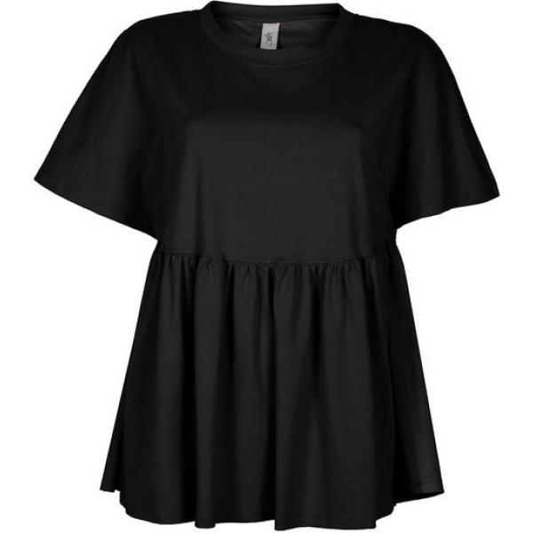 t-shirt 158c nero tinta unita
