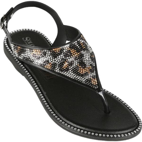 infradito Solo Soprani nero tinta unita