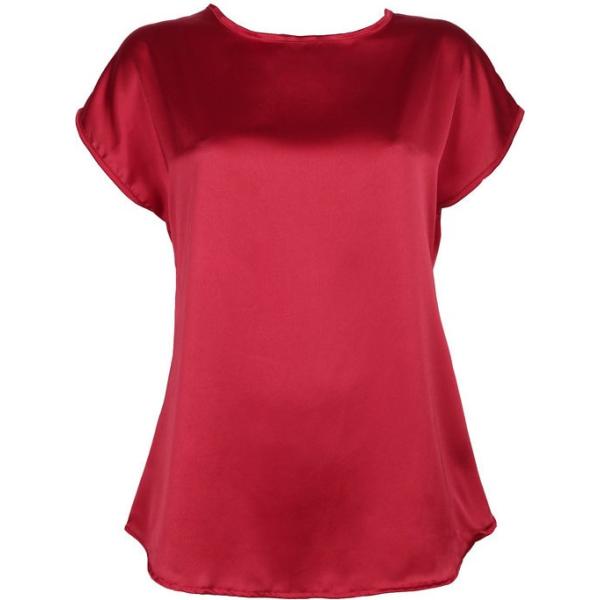 bluse Solada rosso tinta unita