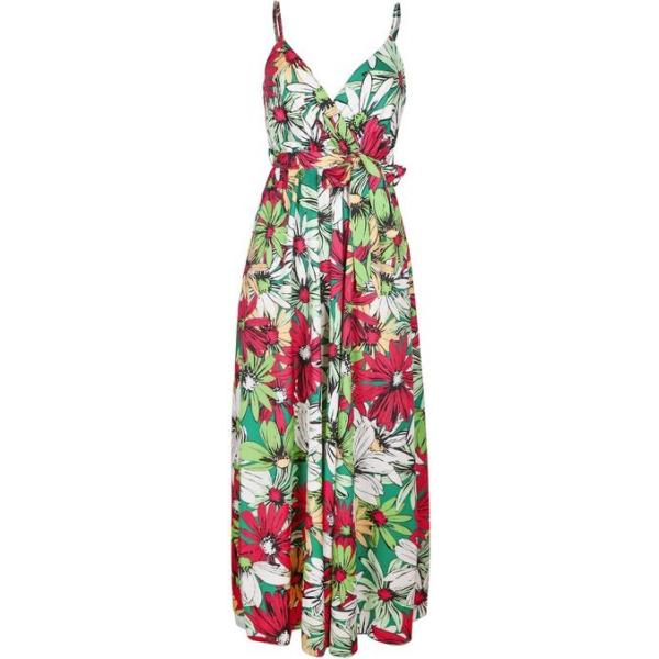 vestiti lunghi Melitea multicolore con stampe