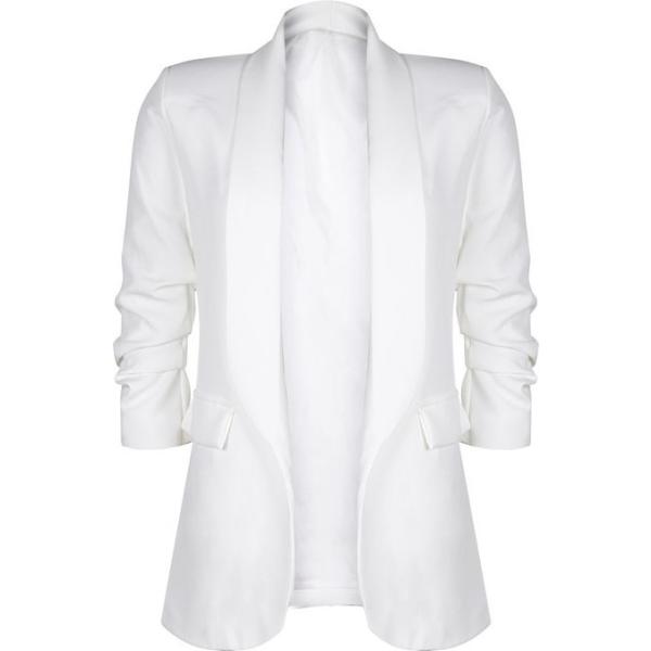 blazer Daystar bianco tinta unita