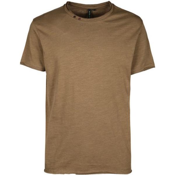 t-shirt Guy marrone tinta unita