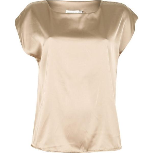 bluse Coolples marrone tinta unita