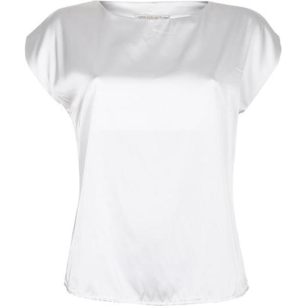 bluse Coolples bianco tinta unita