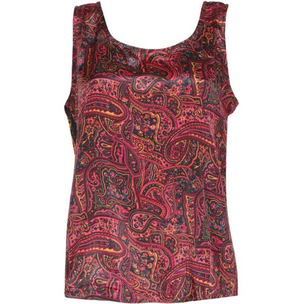 top Bohoo Fashion marrone con stampe