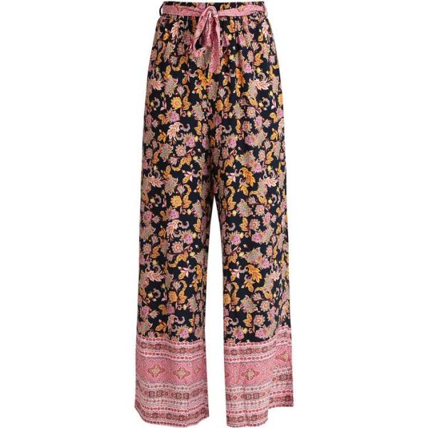 pantaloni a palazzo Flight Finery marrone a fiori