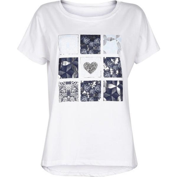t-shirt Solada bianco con stampe