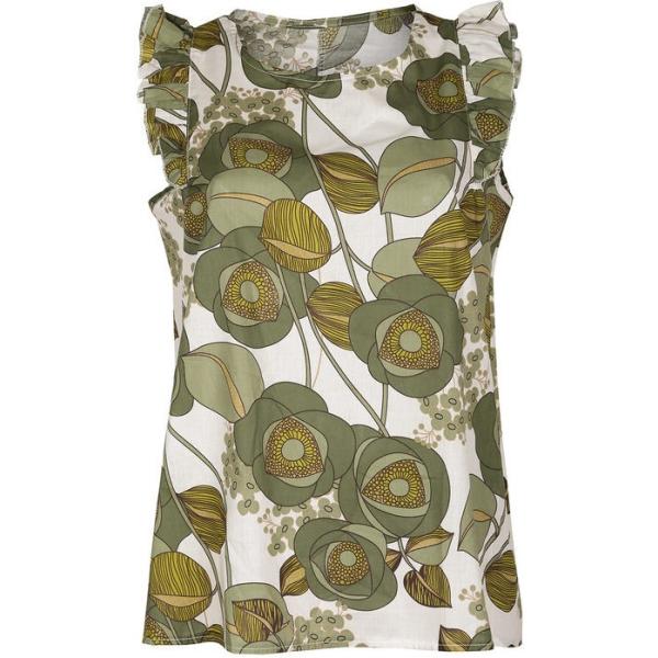 top Daystar verde con stampe