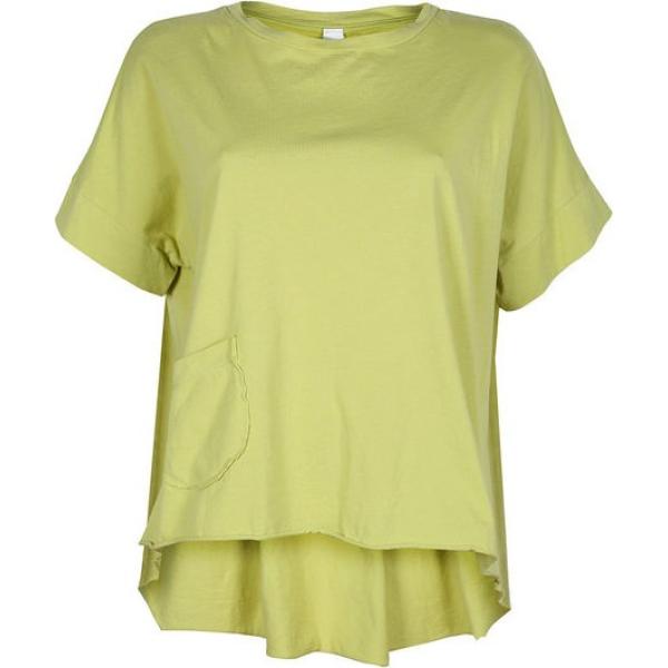 t-shirt Wendy Trendy verde tinta unita