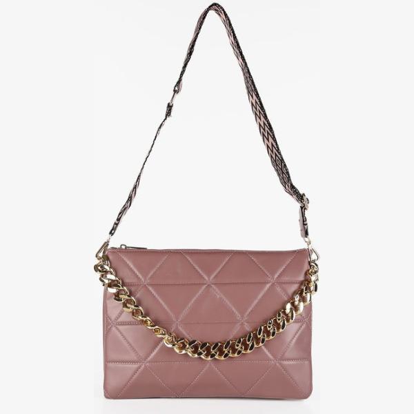 pochette Solada viola tinta unita