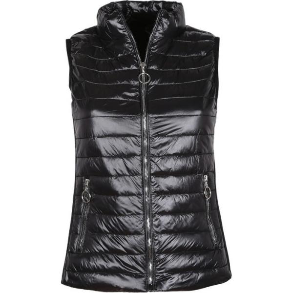 gilet Solada nero tinta unita