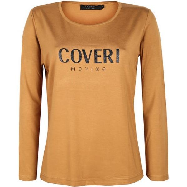 t-shirt Coveri Moving marrone con stampe
