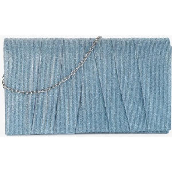 pochette Solada blu tinta unita