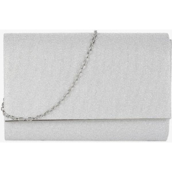 pochette Solada grigio tinta unita