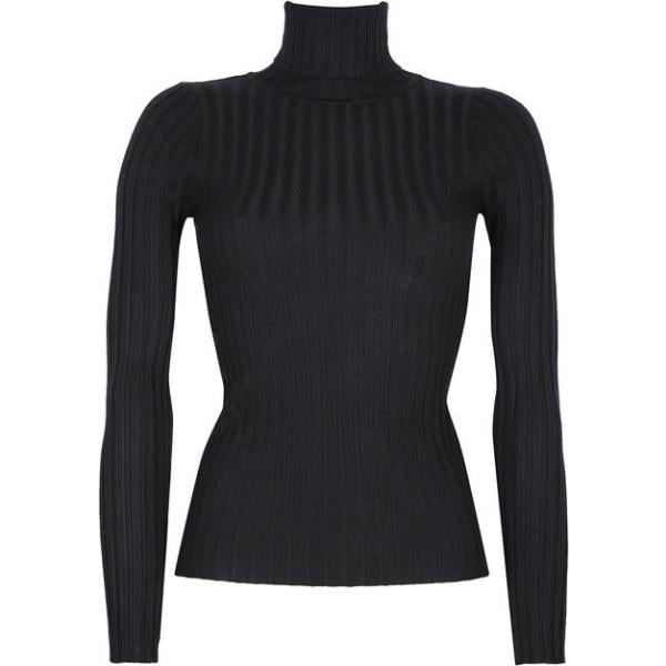 pullovers Solada nero tinta unita