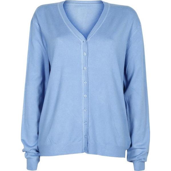 cardigans Solada blu tinta unita