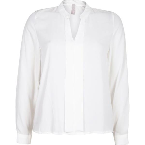 bluse Daystar bianco tinta unita