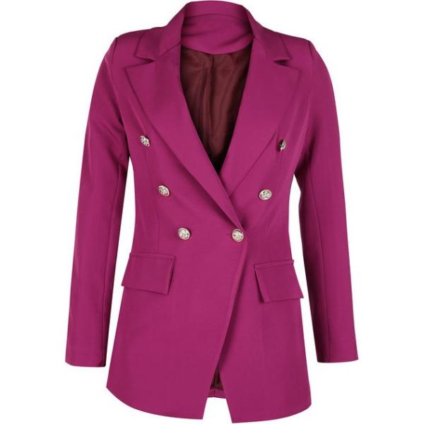 blazer Hdl Milano rosa tinta unita