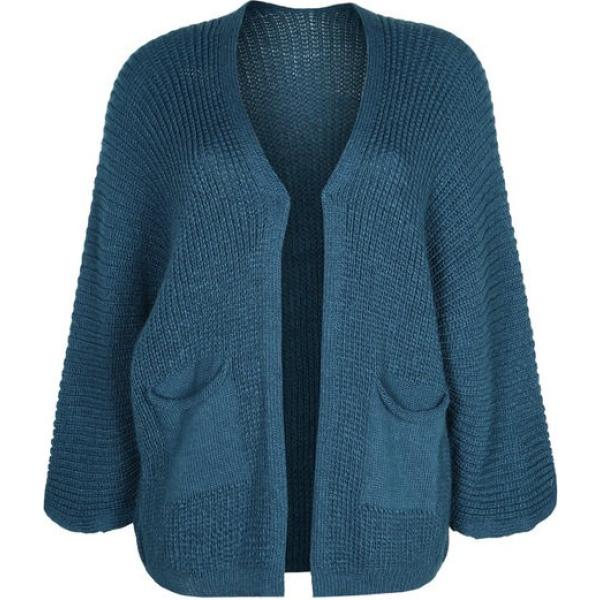cardigans Solada blu tinta unita