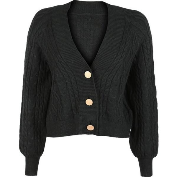 cardigans Solada nero tinta unita